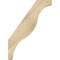 Ekena Millwork 4"W x 22"D x 30"H Funston Rough Sawn Knee Brace, Douglas Fir BRC04X22X30FST00RDF - alternate 3